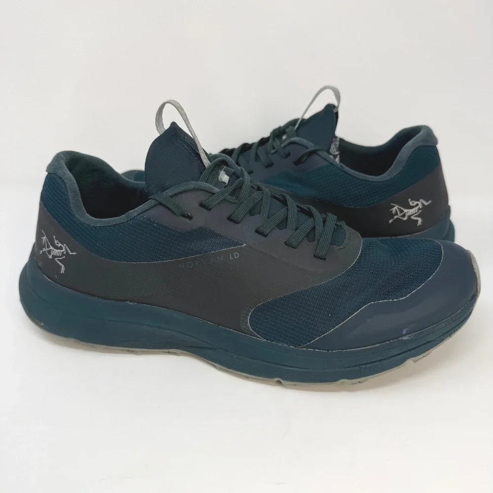 Arcteryx Norvan LD Mens 11 US Trail‎ Running Shoes Blue Teal Vibram 22251